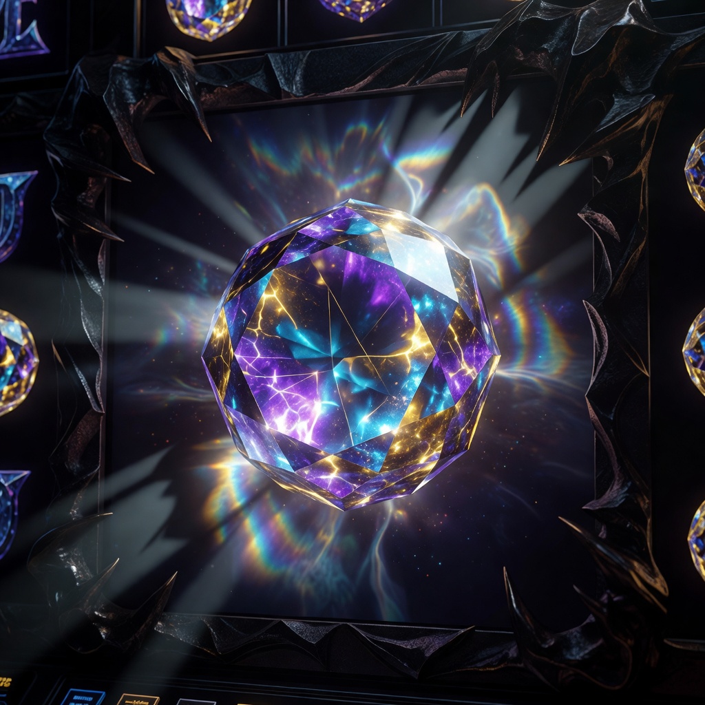 Glowing Monster Slot lunar bonus gem symbol